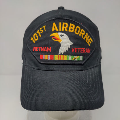101st Airborne Vietnam Veteran Snapback Hat Black One Size Eagle Crest