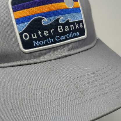 DK Caps Outer Banks North Carolina Trucker Hat Gray One Size Mesh Snapback