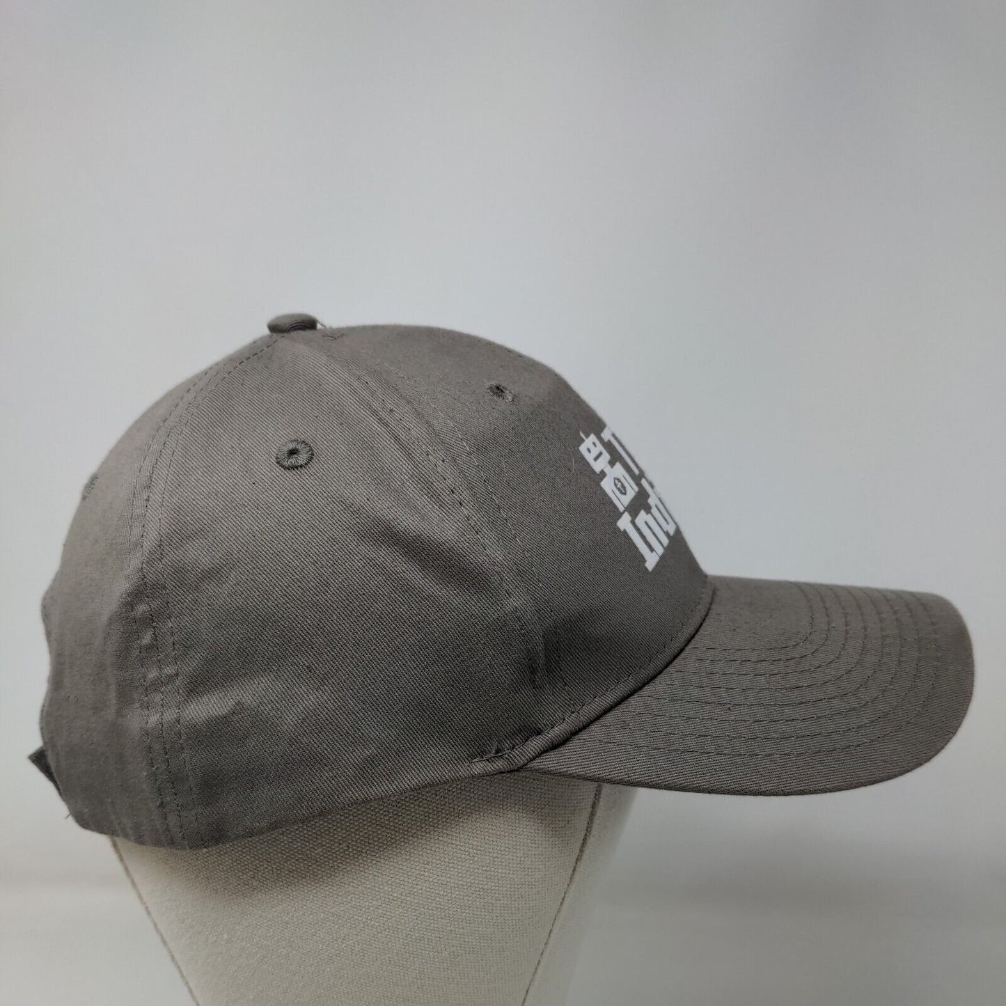 Team Indiana Strapback Hat Gray OSFA Imagen Brands Adjustable 6 Panel