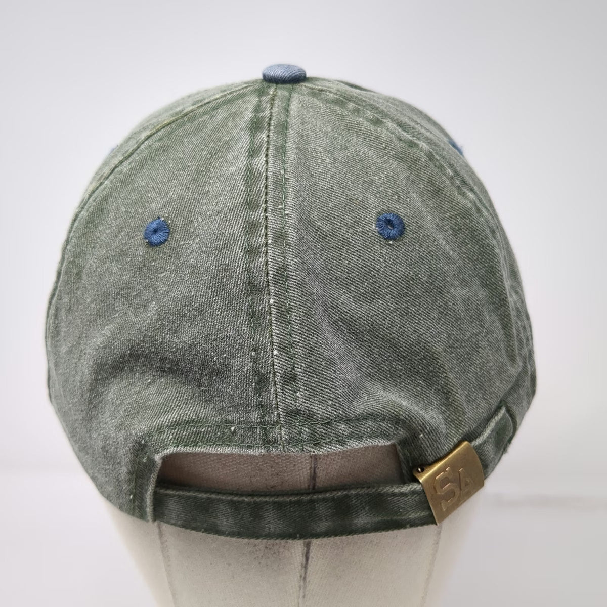 South Athletics Gulf Breeze Zoo Florida Green Blue One Size Baseball Cap Hat