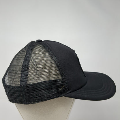 VANS Off The Wall Original Since 1966 Snapback Trucker Hat Black OS Mesh Back