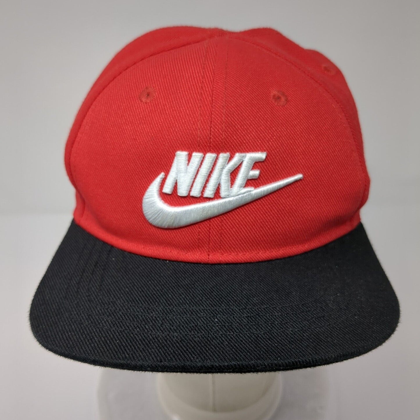 Nike Snapback Hat Red Toddler 2T-4T Adjustable Embroidered Colorblock