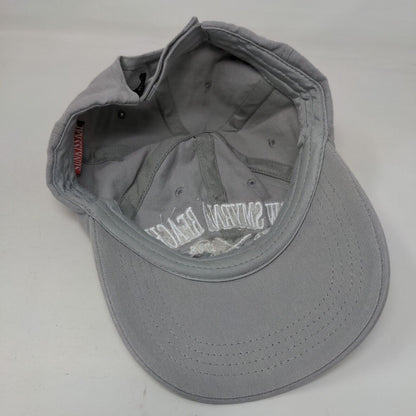 New Smyrna Beach Florida Strapback Hat Gray One Size Embroidered
