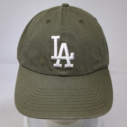 47 Brand Los Angeles Dodgers MLB Green White Baseball Cap Hat One Size Slideback