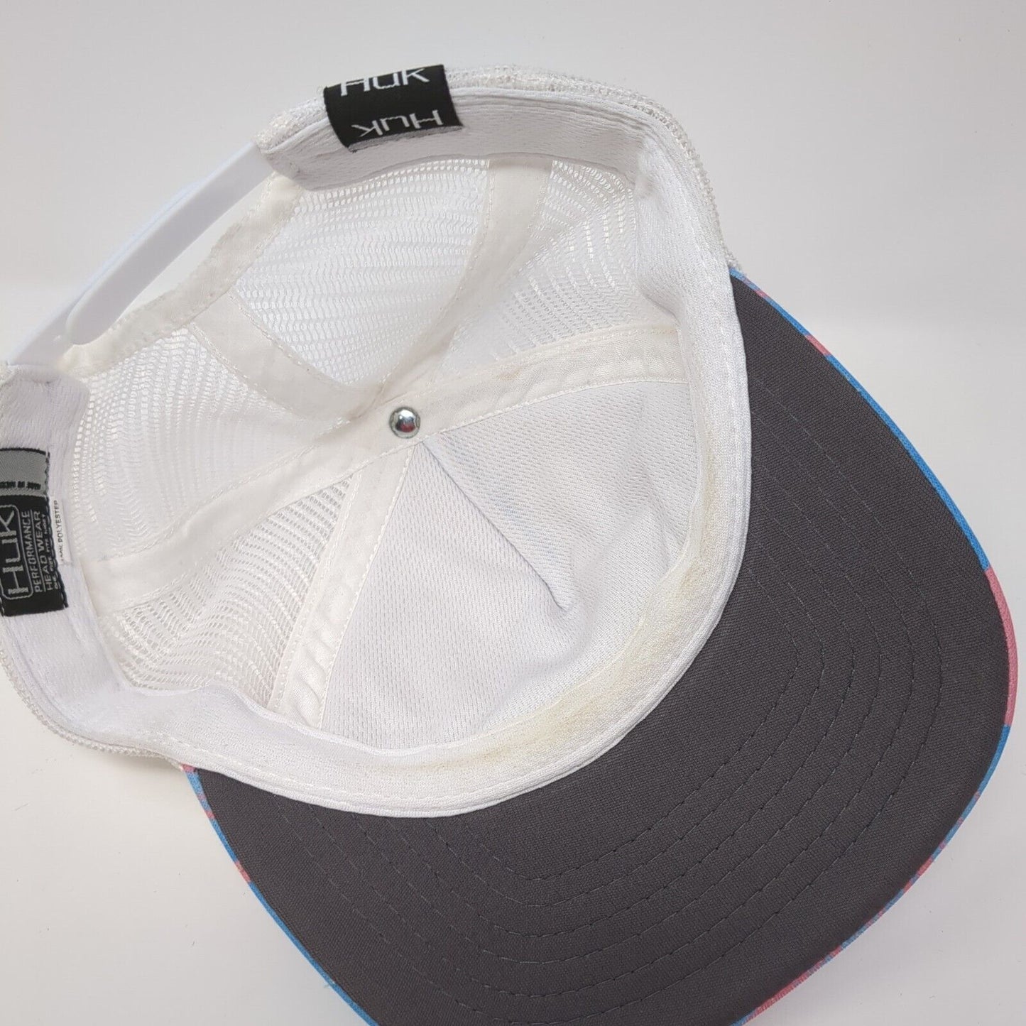 Huk Snapback Trucker Hat Multicolor One Size Adjustable Mesh Back Polyester