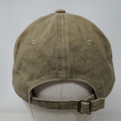 Oops! Slideback Hat Tan One Size Embroidered Adjustable 6 Panel