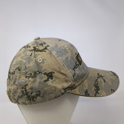 Western States CAT Strapback Hat Digital Camo One Size Embroidered