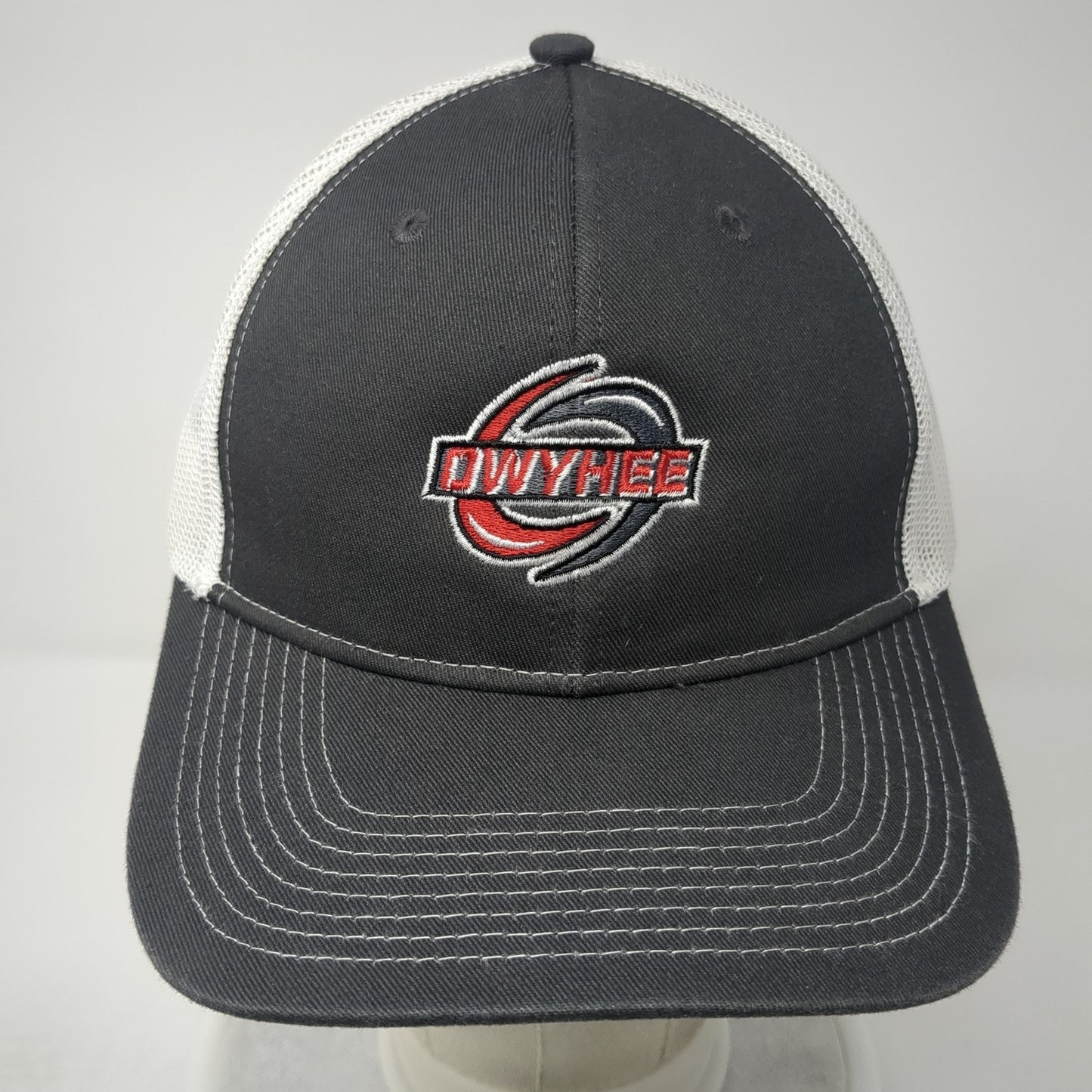 Owyhee Snapback Mesh Back Trucker Hat Gray One Size Port Authority