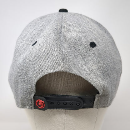 T&T Snapback Gray One Size New York All City United States Flat Brim Hat