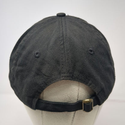 River's End State Farm Logo Black Baseball Cap One Size Slideback Cotton Hat