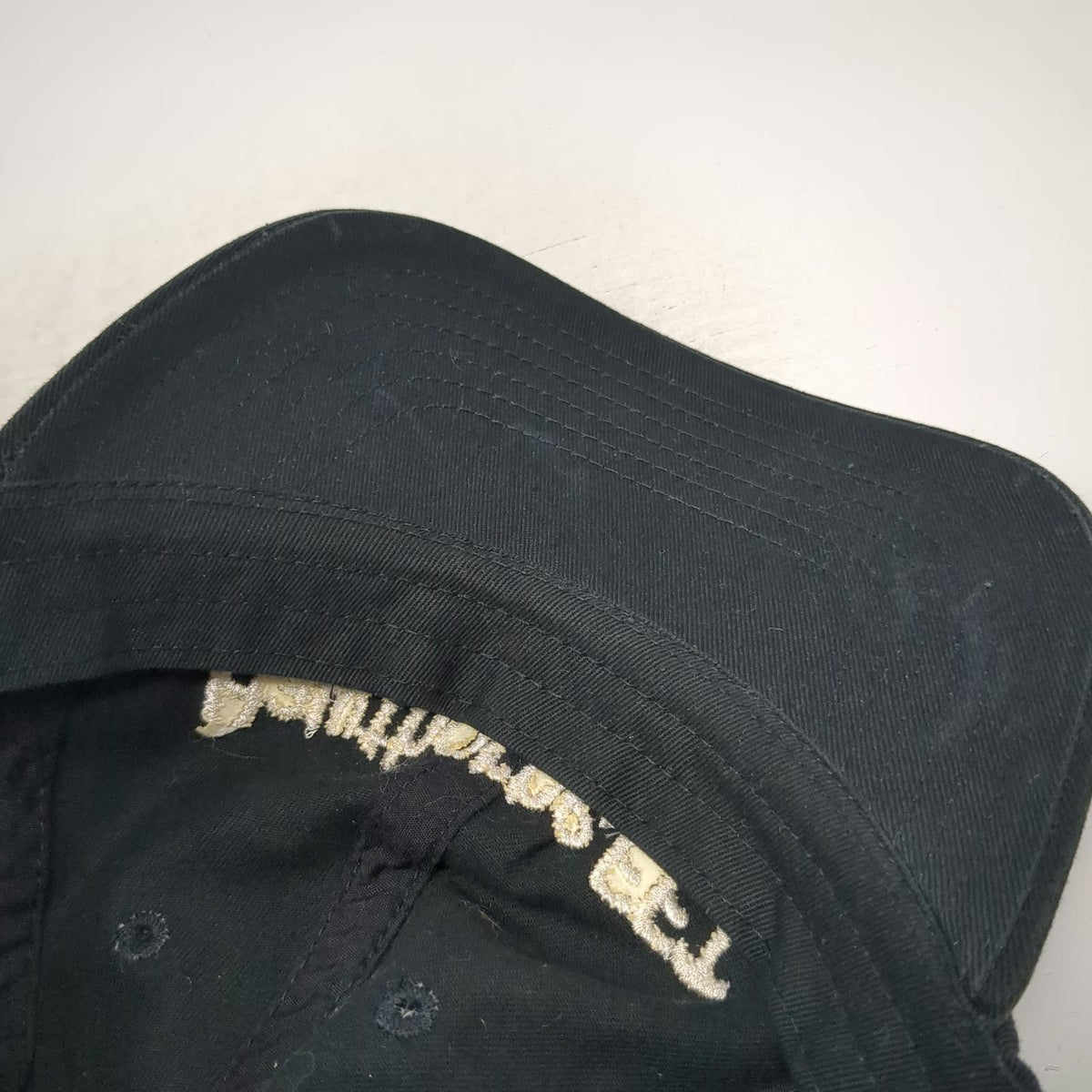 Hawthorne EFT Embroidered Black Baseball Cap One Size Slideback Cotton Twill Hat