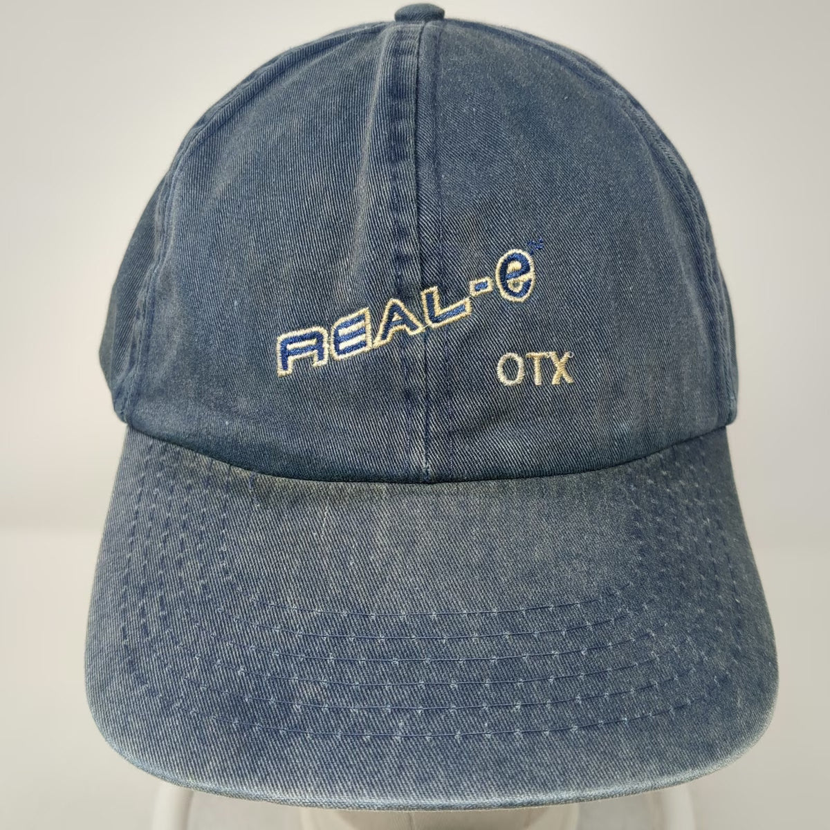 Cobra Caps Baseball Cap Blue OSFM Unstructured Slideback Cotton Hat REAL-e OTX