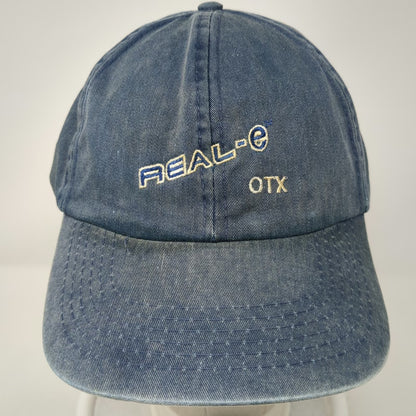 Cobra Caps Baseball Cap Blue OSFM Unstructured Slideback Cotton Hat REAL-e OTX