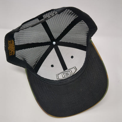 The Classics Yupoong Snapback Trucker Hat Camouflage OS Adjustable Mesh Back