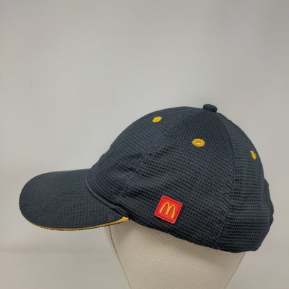 McDonald's Snapback Hat Black One Size Adjustable 6 Panel Apparel Collection