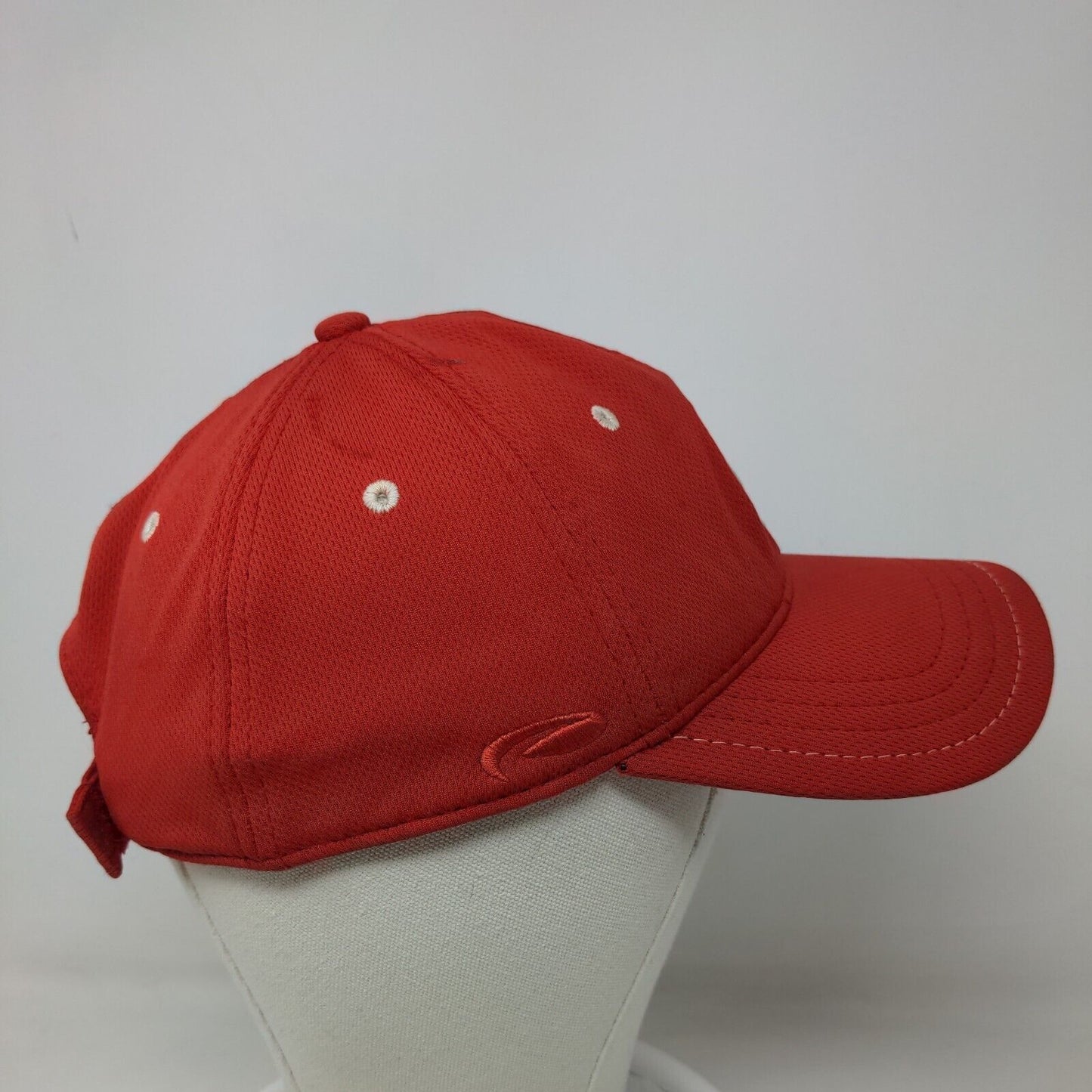 Pukka Men's Strapback Hat Red Embroidered The Hawthornes Logo