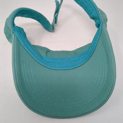 ASHS Strapback Sun Visor Hat Blue One Size Adjustable Embroidered