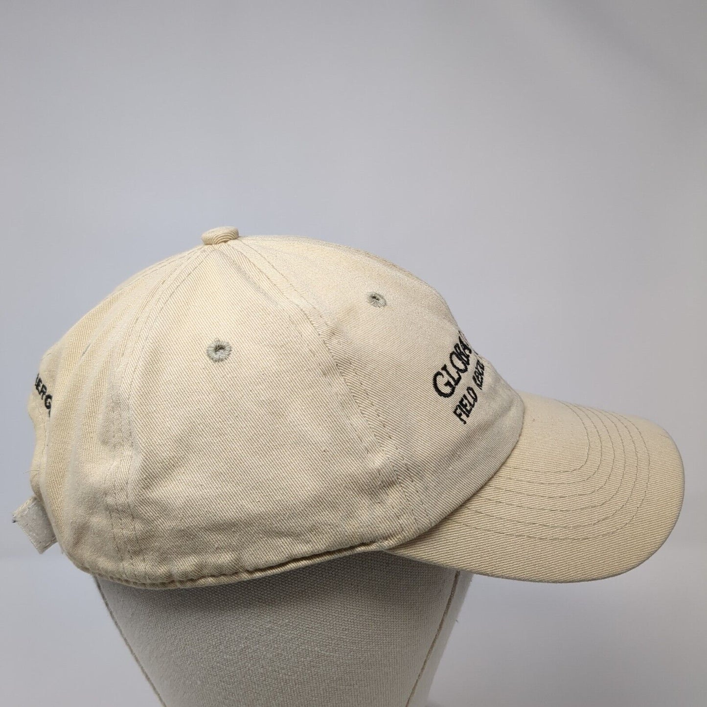 Global Rescue Strapback Hat Tan One Size Adjustable Outdoor Buck's Bags