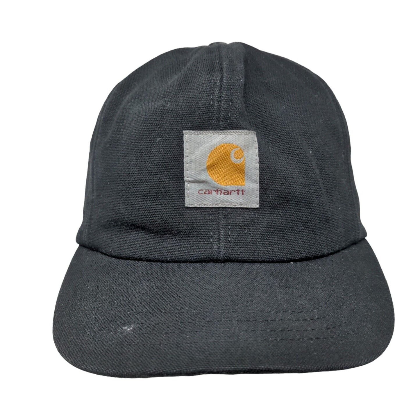 Carhartt Fitted Ear Flap Trapper Hat Black OSFA/L 6 Panel Winter Cotton Made USA