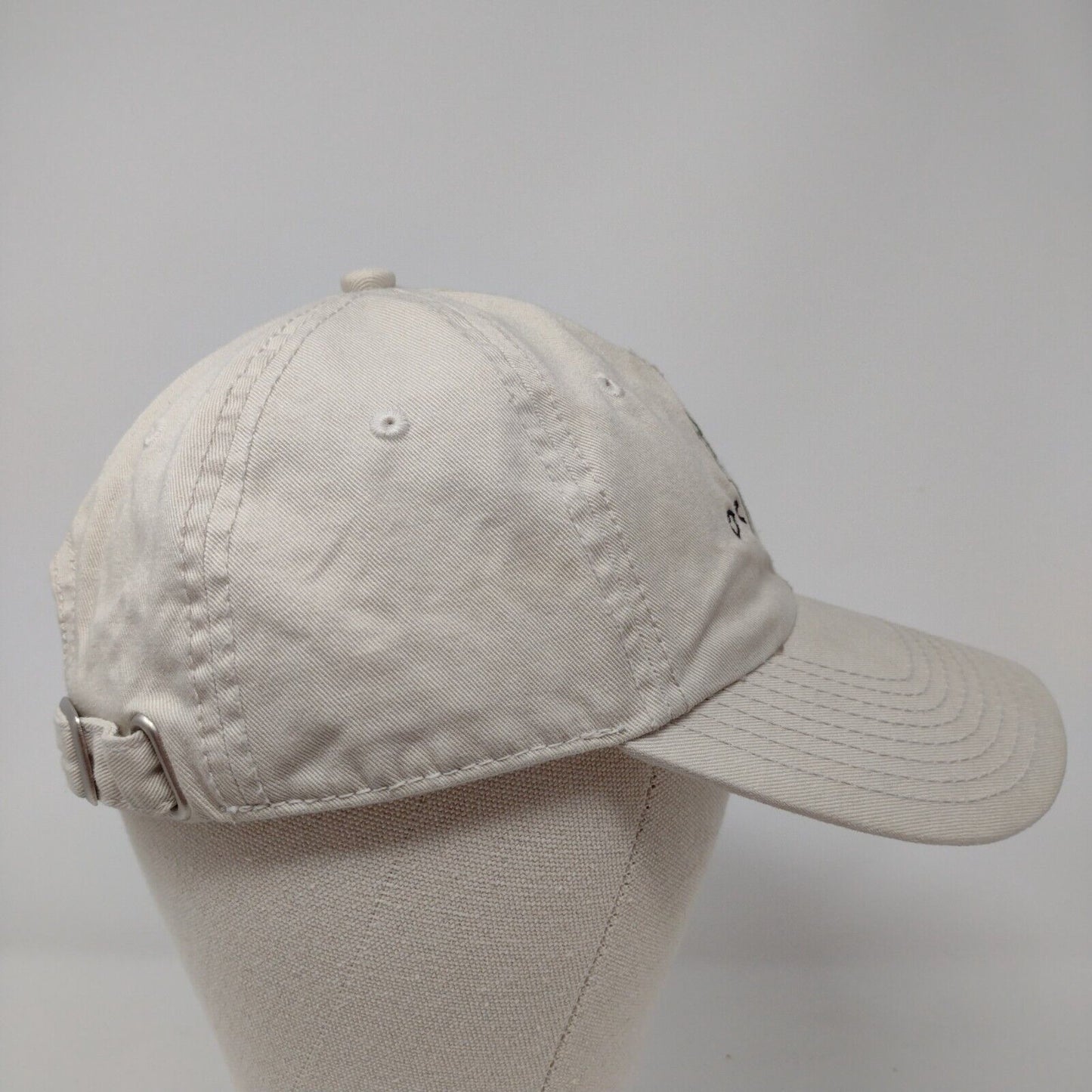 Oregon Slideback Hat Tan One Size Adjustable Embroidered 6 Panel Cotton