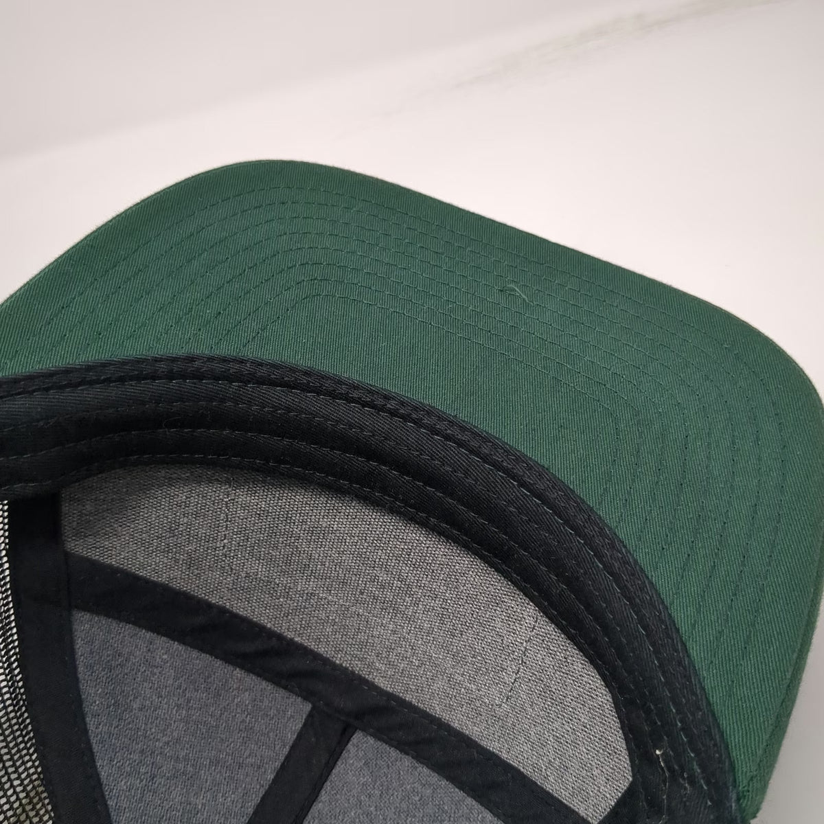 Richardson Trucker Hat Green Black White One Size WestBred Snapback Patch Wheat