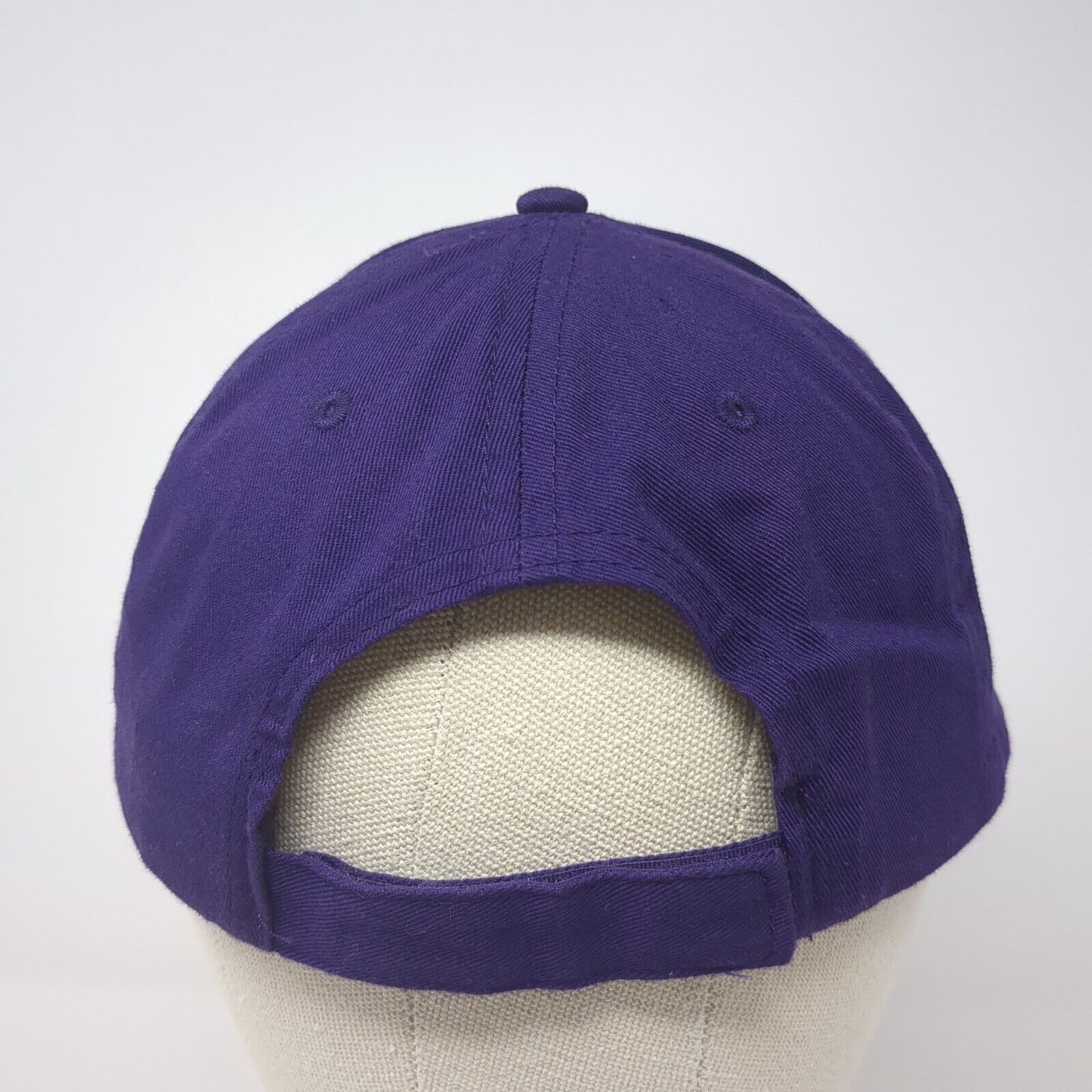 Evans Racing Strapback Hat Purple One Size Adjustable Embroidered Otto