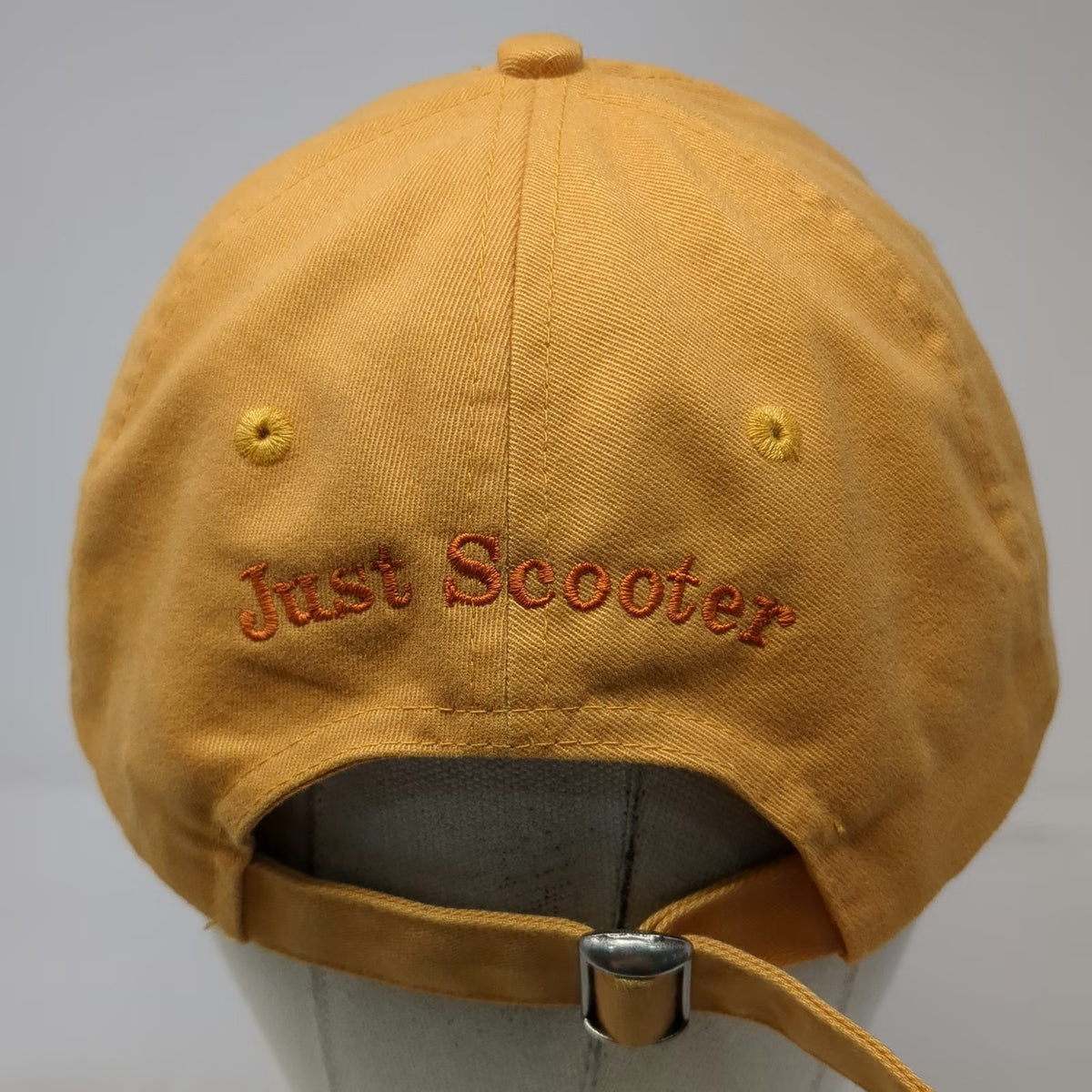 HeadShot Baseball Cap Yellow One Size Embroidered Scooter Boise Slideback Hat