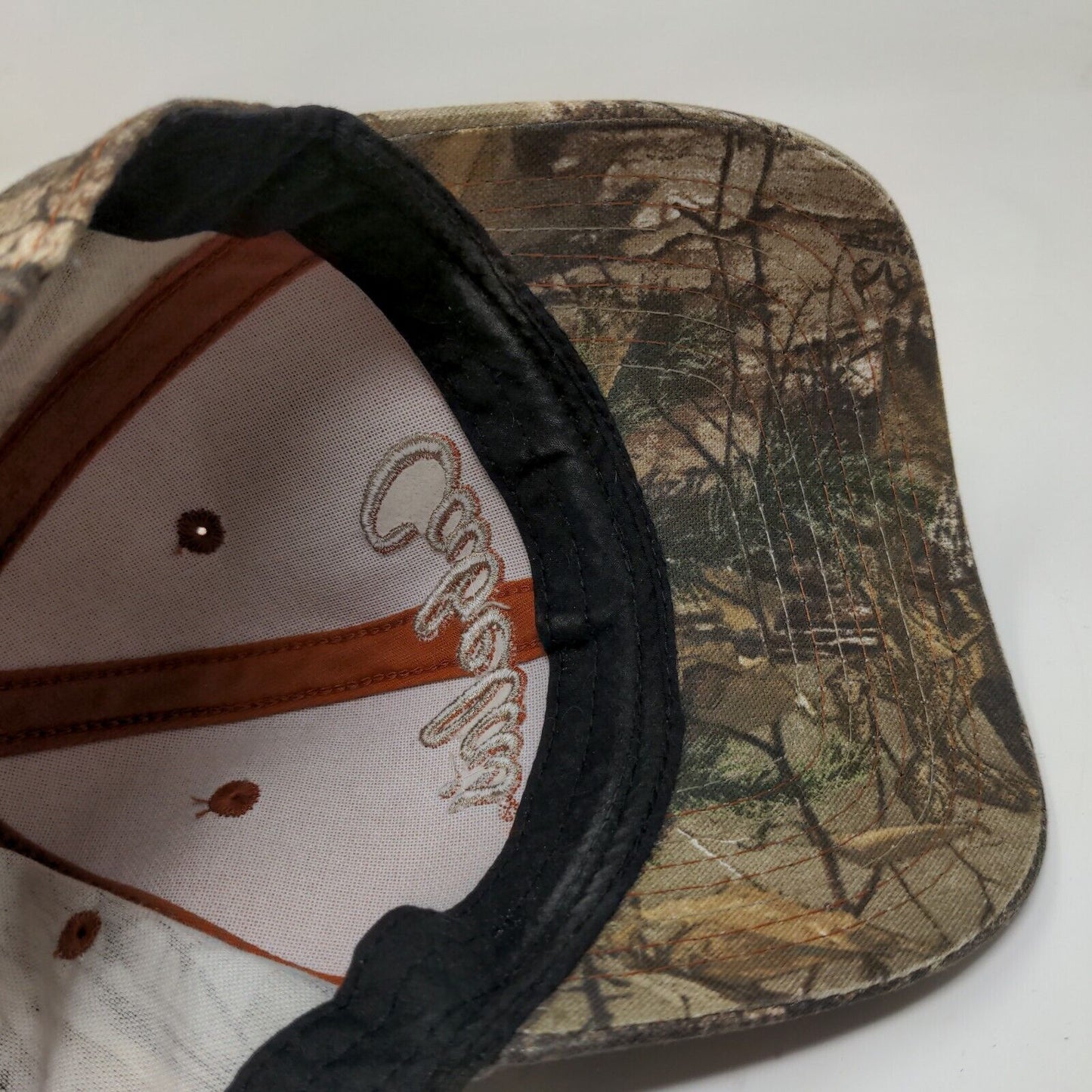 Cabela's Men's Strapback Camo Hat Size OSFM Embroidered Logo