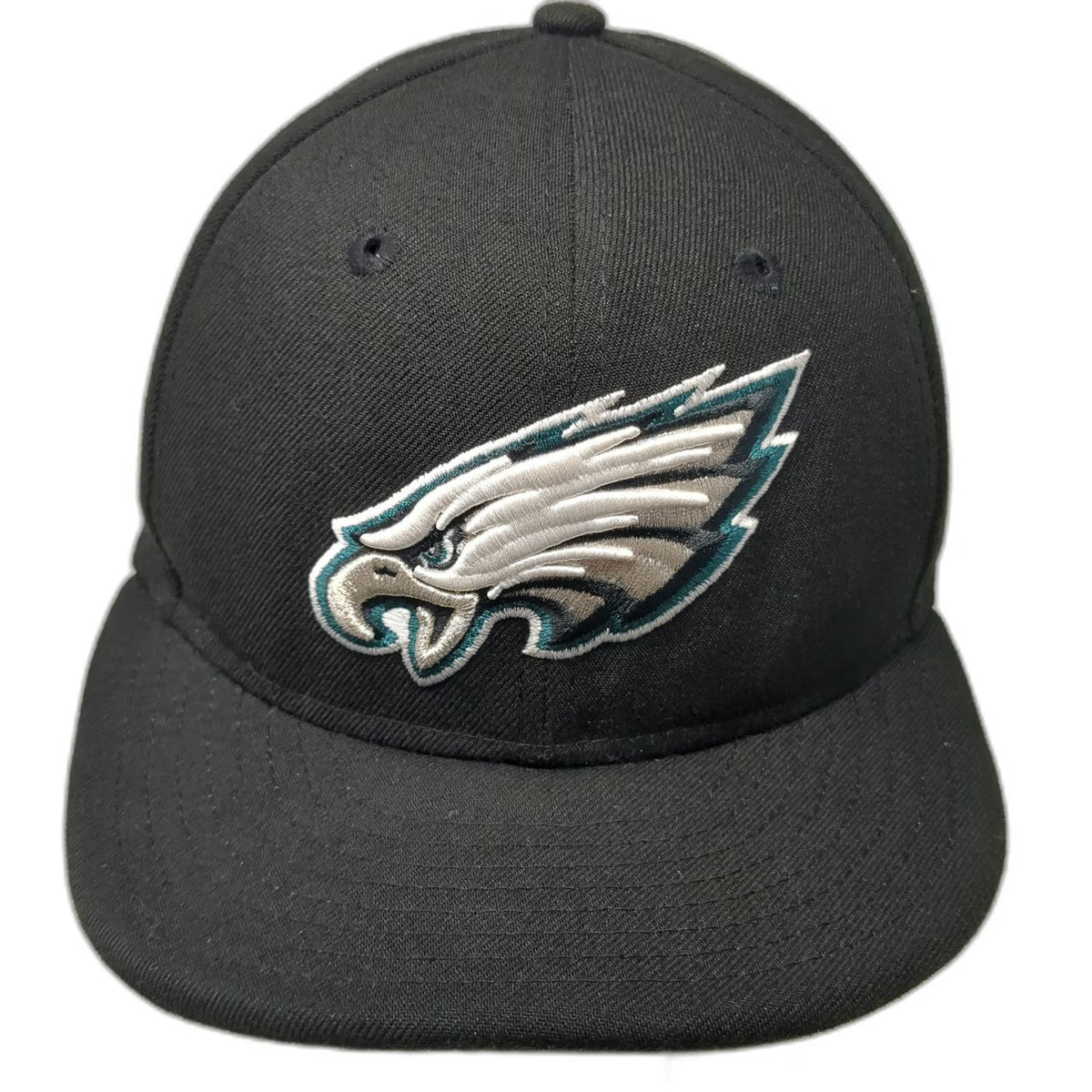 Philadelphia Eagles NFL New Era Snapback Black One Size 9FIFTY Hat Gray Brim