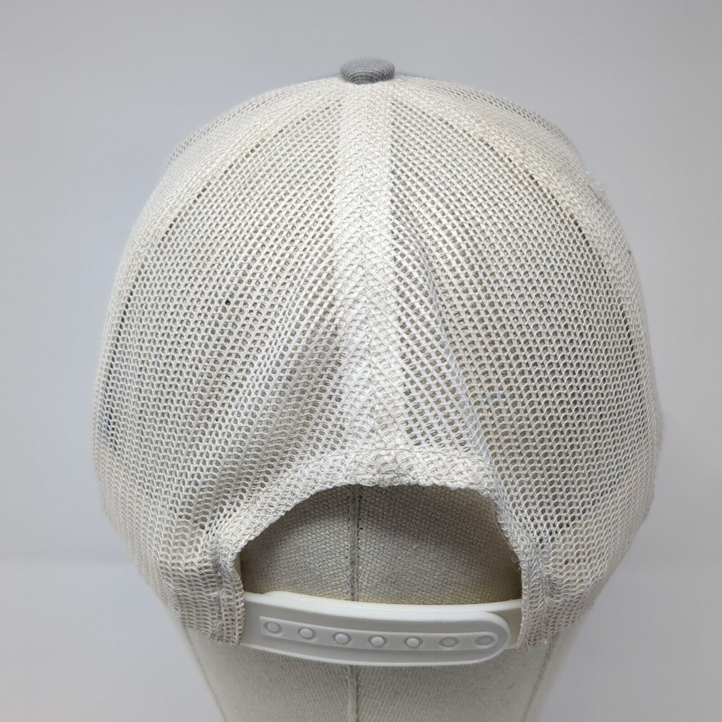 Menan Idaho Snapback Trucker Hat Gray One Size Mesh Back Adjustable