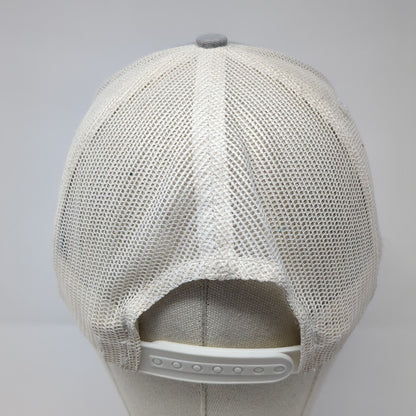 Menan Idaho Snapback Trucker Hat Gray One Size Mesh Back Adjustable