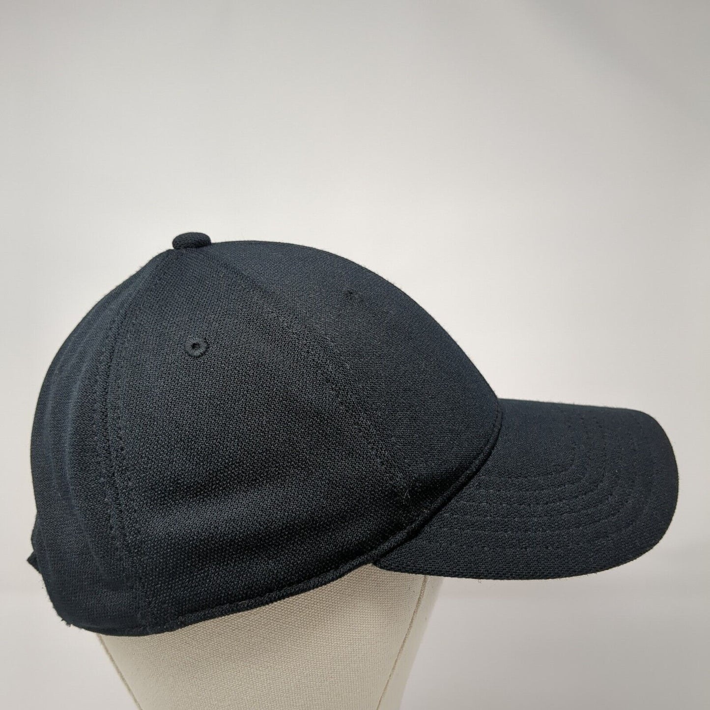 Techo-Bloc Strapback Hat Black One Size Adjustable Embroidered 6 Panel
