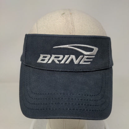 Brine Strapback Sun Visor Cap Hat Blue Embroidered Logo Adjustable
