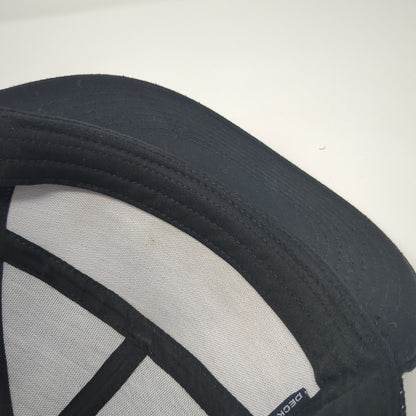 Seltzi Snapback Trucker Hat Black One Size Adjustable Mesh Back Decky