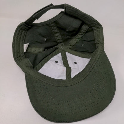 Unbranded Strapback Hat Green Sea Turtle OSFM Solid Blank 6 Panel