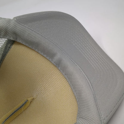 Nissin Gray Trucker Hat One Size Round River Conservation Studies Mesh Snapback
