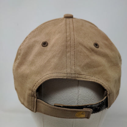 Carhartt Est. 1889 Strapback Hat Tan One Size Embroidered 6 Panel