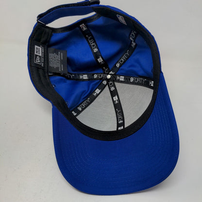 New Era Men's Strapback Hat Blue Size OSFM Embroidered Philadelphia 76ers Logo