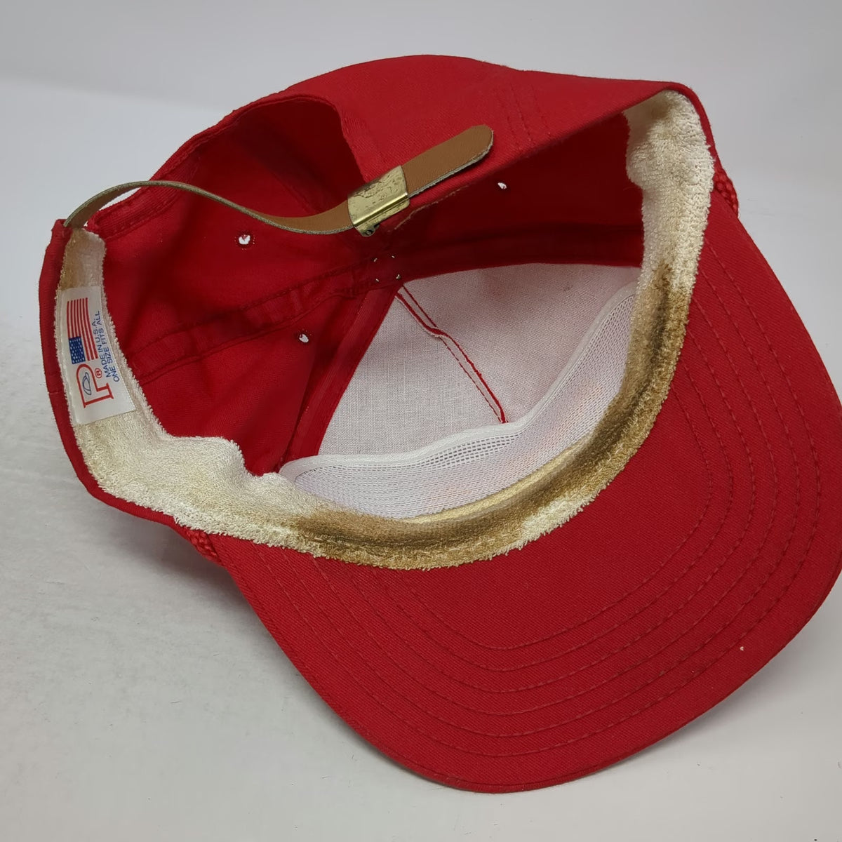 Paramount Apparel 5 Panel Red Hat One Size Kodak Industrial Imaging Rope Strap