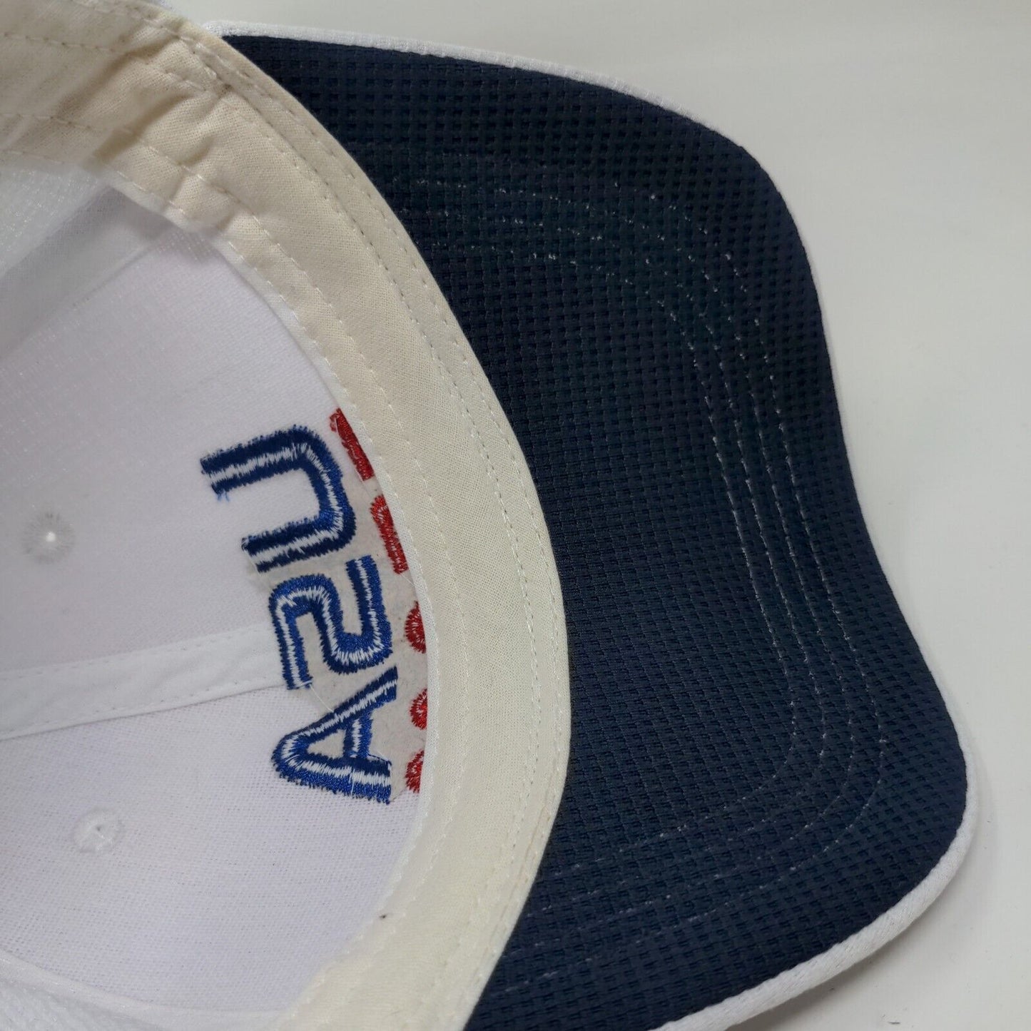 Peak Men's Strapback Hat White Size OSFA Embroidered USA Team Logo