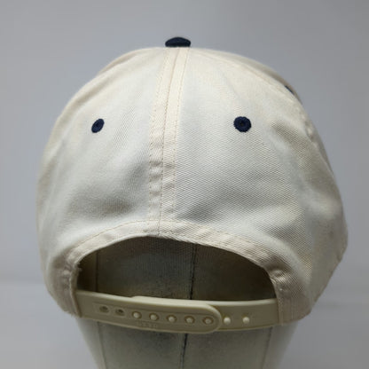 OTTO Snapback Hat One Size Beige Blue Barstool Sports 2003 Script Embroidery