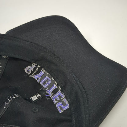 New Era Baseball Cap Black OSFM Hat College of Idaho Yotes Basketball Adjustable