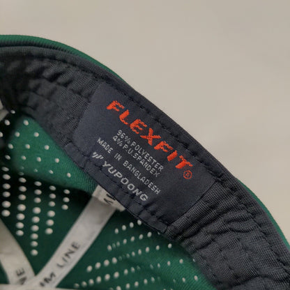 Yulee Varsity Baseball Fitted Hat Green Size S/M Flexfit Yupoong Cap America