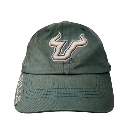 Russell Athletic Men's Slideback Hat Green USF South Florida Bulls Logo