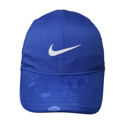 Nike Dri-Fit Strapback Hat Blue OSFM Adjustable Breathable Featherlight