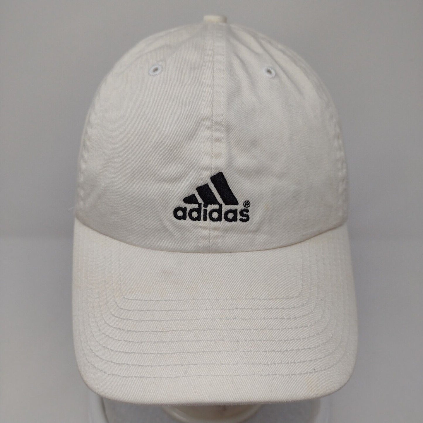 Adidas Climalite Slideback Hat White OSFA Adjustable Embroidered 6 Panel Cotton