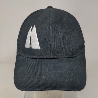 Kirkwood Slideback Hat Black One Size Adjustable Embroidered 6 Panel Vail Resort