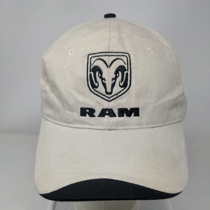 Ram Strapback Hat Tans OSFA Adjustable Embroidered 6 Panel Hit Wear