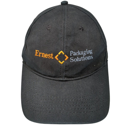 Ernest Packaging Solutions Strapback Hat Black OS Adjustable Pacific Headwear