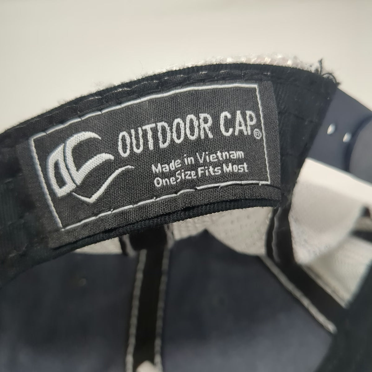 Outdoor Cap Sportsmen's Alliance Trucker Hat Blue White One Size Mesh Snapback